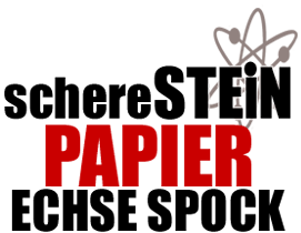 Schere Stein Papier Echse Spock